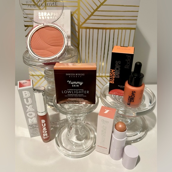 RodialDanessa MyricksBuxomTYS and Seraphine botanicals Peach Glow Set-NIB